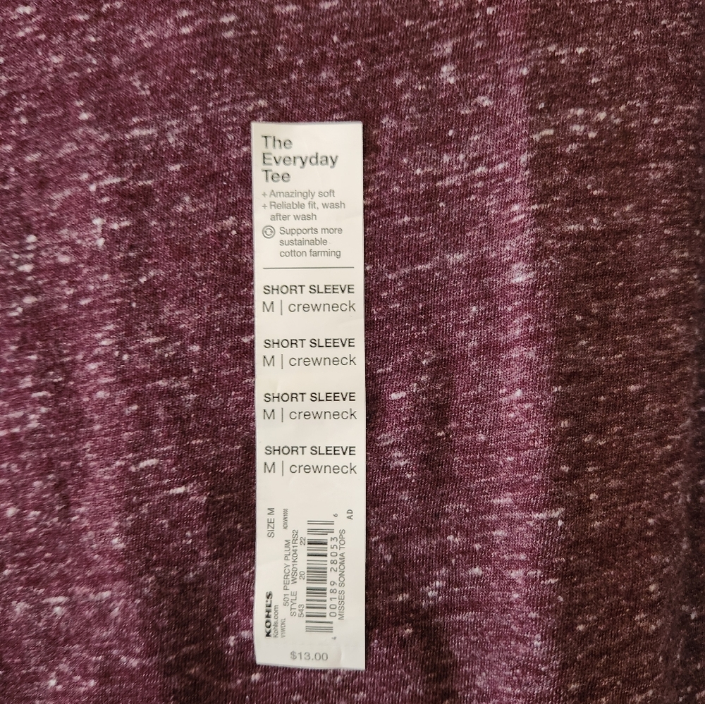 2 Sonoma T-shirts Size Medium - Picture 4 of 5